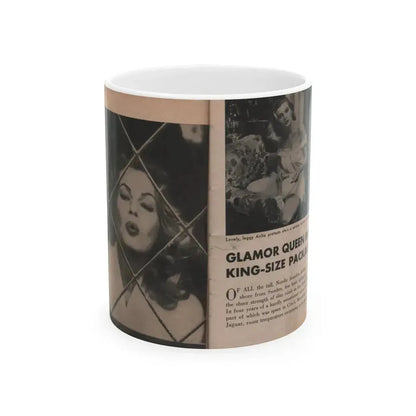 Anita Ekberg #326 - That Girl Anita Pocket Mag. '55 (Vintage Female Icon) White Coffee Mug 11oz - Go Mug Yourself