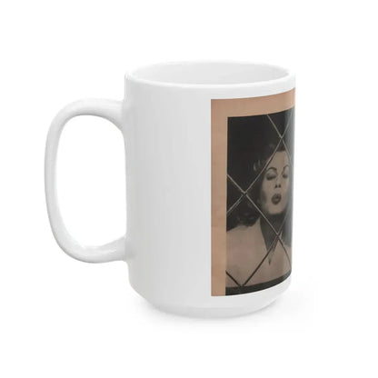 Anita Ekberg #326 - That Girl Anita Pocket Mag. '55 (Vintage Female Icon) White Coffee Mug - Go Mug Yourself