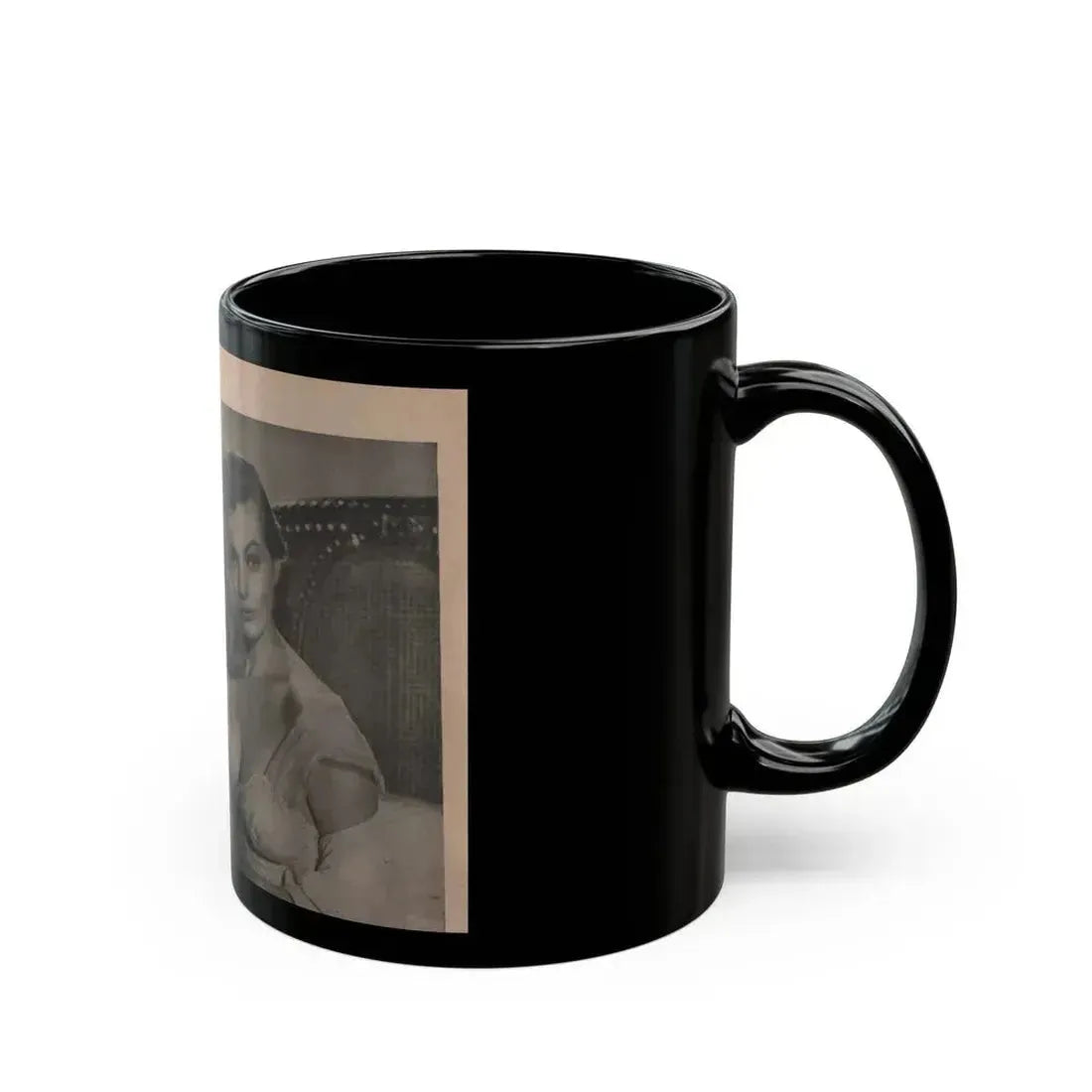 Anita Ekberg #327 - That Girl Anita Pocket Mag. '55 (Vintage Female Icon) Black Coffee Mug - Go Mug Yourself