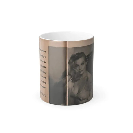 Anita Ekberg #327 - That Girl Anita Pocket Mag. '55 (Vintage Female Icon) Color Changing Mug 11oz 11oz - Go Mug Yourself