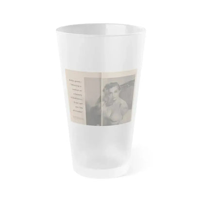 Anita Ekberg #327 - That Girl Anita Pocket Mag. '55 (Vintage Female Icon) Frosted Pint Glass 16oz 16oz Frosted - Go Mug Yourself