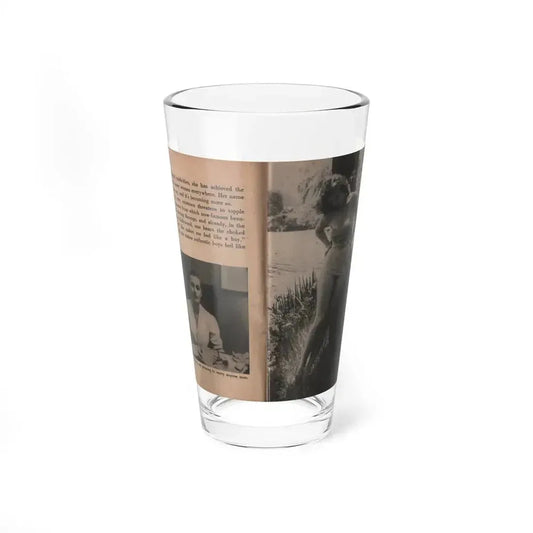 Anita Ekberg #328 - That Girl Anita Pocket Mag. '55 (Vintage Female Icon) Pint Glass 16oz 16oz - Go Mug Yourself