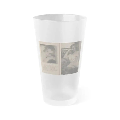 Anita Ekberg #329 - That Girl Anita Pocket Mag. '55 (Vintage Female Icon) Frosted Pint Glass 16oz 16oz Frosted - Go Mug Yourself