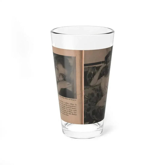 Anita Ekberg #329 - That Girl Anita Pocket Mag. '55 (Vintage Female Icon) Pint Glass 16oz 16oz - Go Mug Yourself