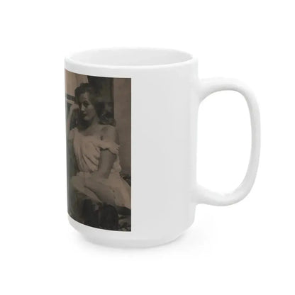 Anita Ekberg #329 - That Girl Anita Pocket Mag. '55 (Vintage Female Icon) White Coffee Mug - Go Mug Yourself