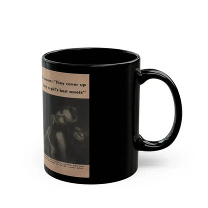 Anita Ekberg #330 - That Girl Anita Pocket Mag. '55 (Vintage Female Icon) Black Coffee Mug - Go Mug Yourself