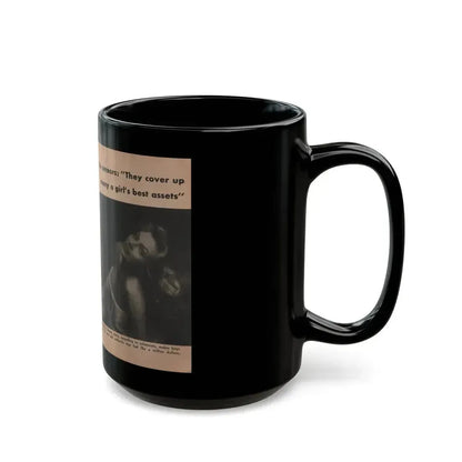 Anita Ekberg #330 - That Girl Anita Pocket Mag. '55 (Vintage Female Icon) Black Coffee Mug - Go Mug Yourself