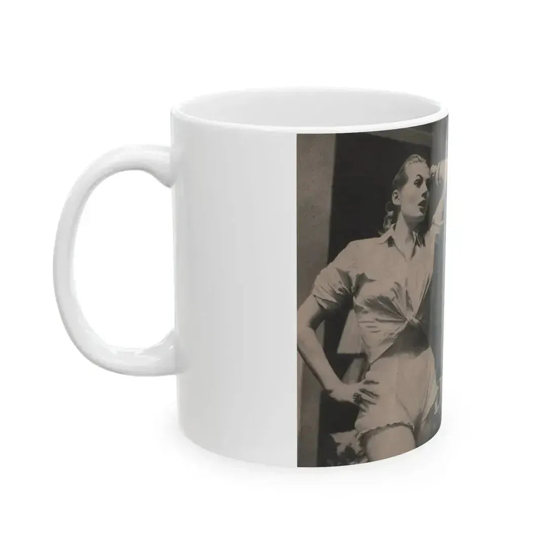 Anita Ekberg #330 - That Girl Anita Pocket Mag. '55 (Vintage Female Icon) White Coffee Mug - Go Mug Yourself