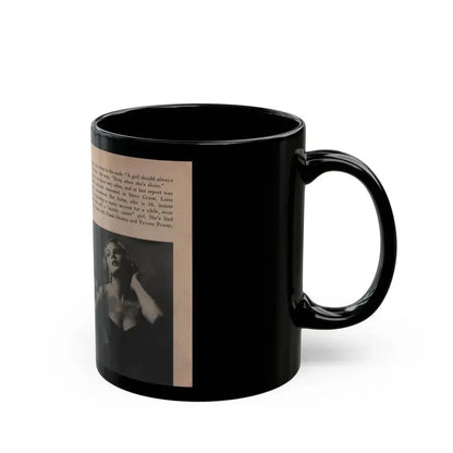 Anita Ekberg #331 - That Girl Anita Pocket Mag. '55 (Vintage Female Icon) Black Coffee Mug - Go Mug Yourself