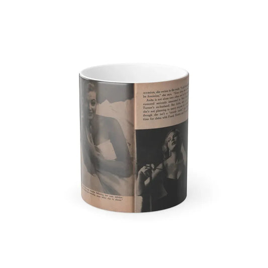 Anita Ekberg #331 - That Girl Anita Pocket Mag. '55 (Vintage Female Icon) Color Changing Coffee Mug 11oz - Go Mug Yourself