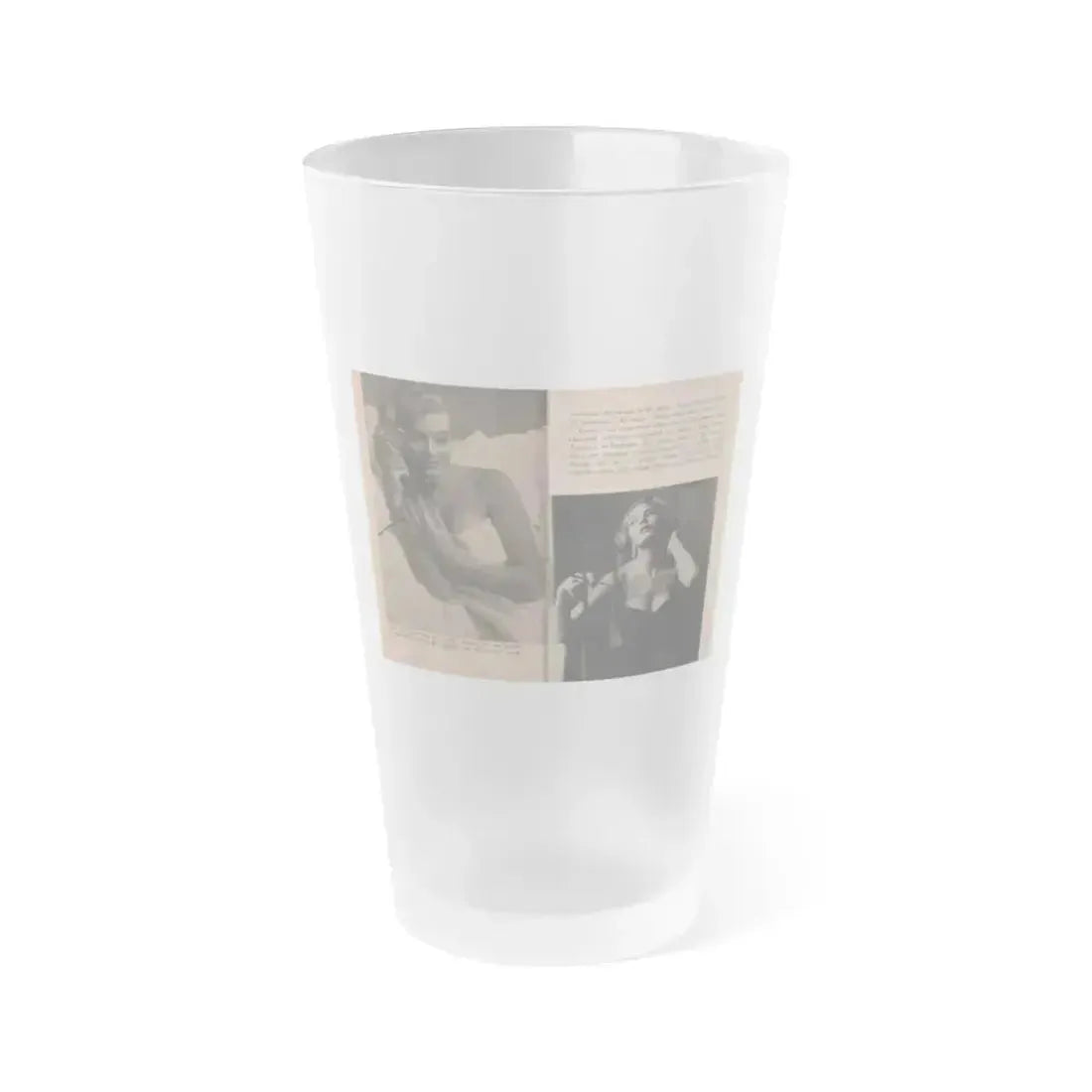 Anita Ekberg #331 - That Girl Anita Pocket Mag. '55 (Vintage Female Icon) Frosted Pint Glass 16oz 16oz Frosted - Go Mug Yourself