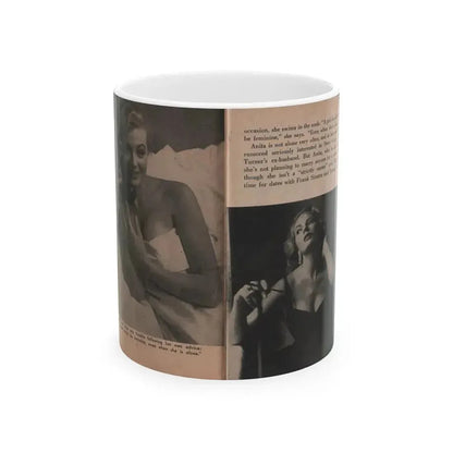 Anita Ekberg #331 - That Girl Anita Pocket Mag. '55 (Vintage Female Icon) White Coffee Mug 11oz - Go Mug Yourself