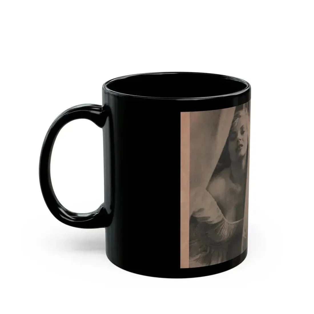 Anita Ekberg #332 - That Girl Anita Pocket Mag. '55 (Vintage Female Icon) Black Coffee Mug - Go Mug Yourself