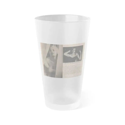 Anita Ekberg #332 - That Girl Anita Pocket Mag. '55 (Vintage Female Icon) Frosted Pint Glass 16oz 16oz Frosted - Go Mug Yourself