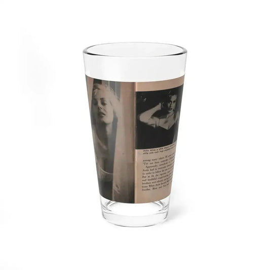 Anita Ekberg #332 - That Girl Anita Pocket Mag. '55 (Vintage Female Icon) Pint Glass 16oz 16oz - Go Mug Yourself