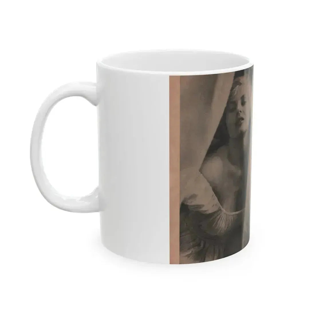 Anita Ekberg #332 - That Girl Anita Pocket Mag. '55 (Vintage Female Icon) White Coffee Mug - Go Mug Yourself