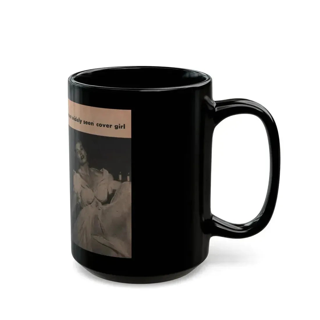 Anita Ekberg #333 - That Girl Anita Pocket Mag. '55 (Vintage Female Icon) Black Coffee Mug - Go Mug Yourself