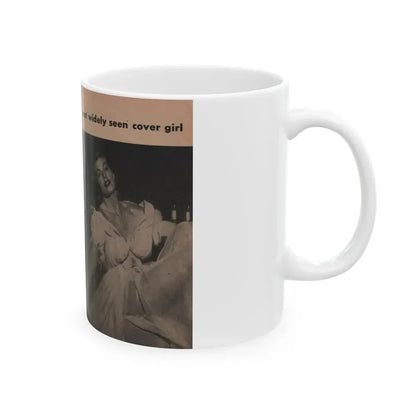 Anita Ekberg #333 - That Girl Anita Pocket Mag. '55 (Vintage Female Icon) White Coffee Mug - Go Mug Yourself