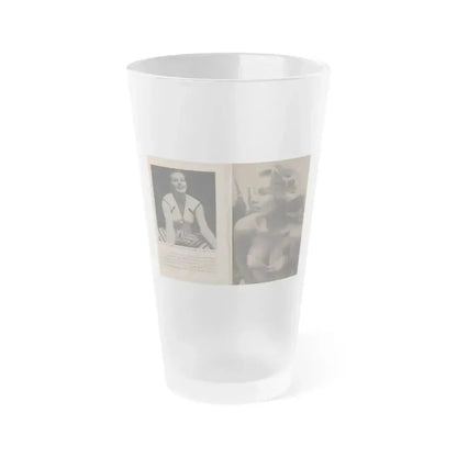 Anita Ekberg #334 - That Girl Anita Pocket Mag. '55 (Vintage Female Icon) Frosted Pint Glass 16oz 16oz Frosted - Go Mug Yourself