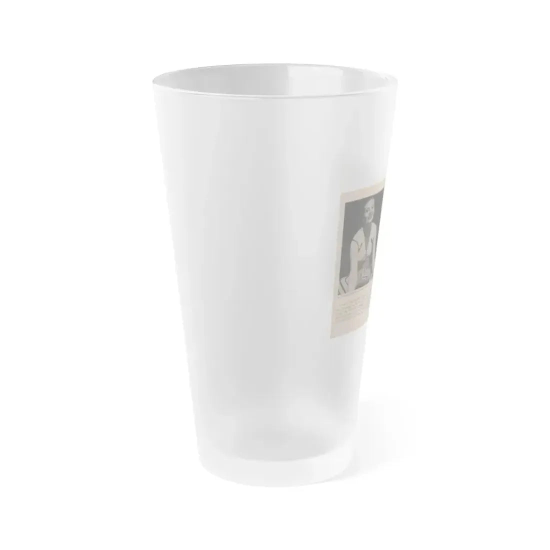 Anita Ekberg #334 - That Girl Anita Pocket Mag. '55 (Vintage Female Icon) Frosted Pint Glass 16oz - Go Mug Yourself
