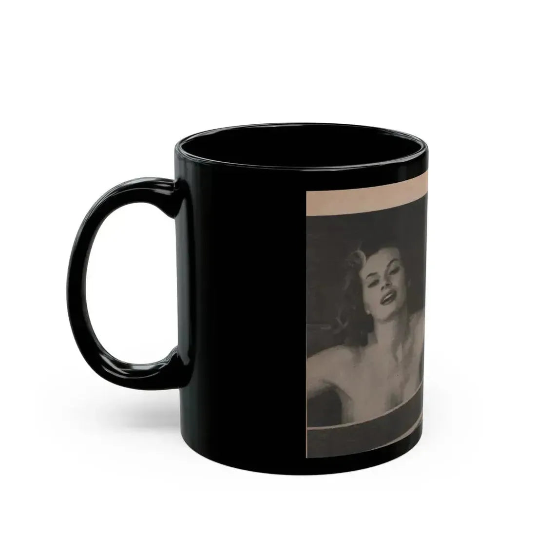 Anita Ekberg #335 - That Girl Anita Pocket Mag. '55 (Vintage Female Icon) Black Coffee Mug - Go Mug Yourself