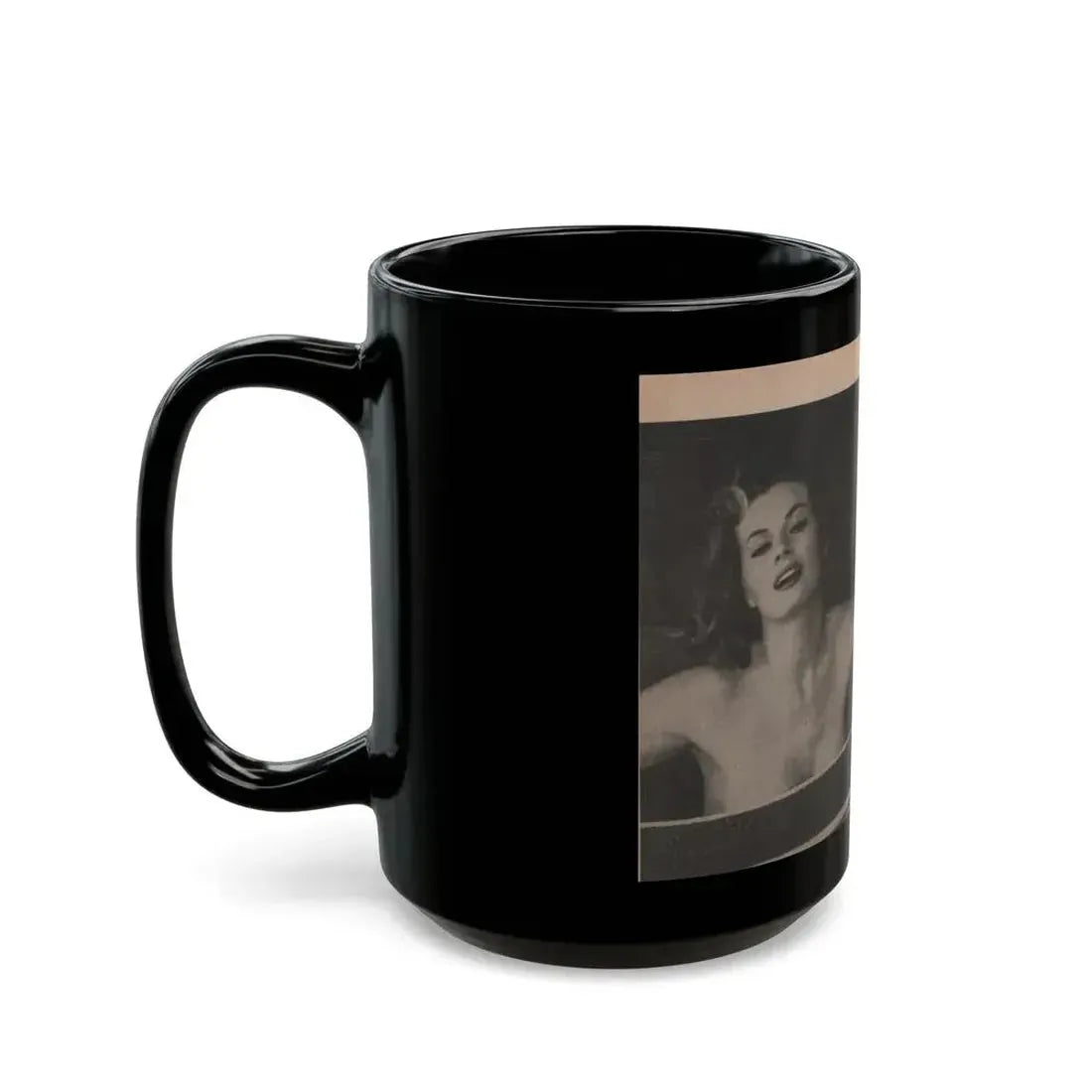 Anita Ekberg #335 - That Girl Anita Pocket Mag. '55 (Vintage Female Icon) Black Coffee Mug - Go Mug Yourself