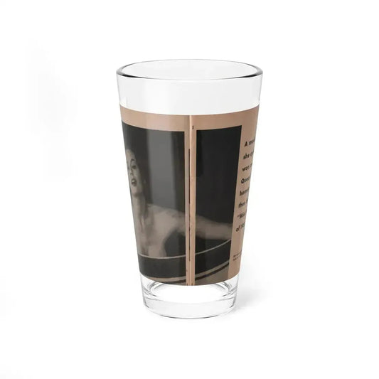 Anita Ekberg #335 - That Girl Anita Pocket Mag. '55 (Vintage Female Icon) Pint Glass 16oz 16oz - Go Mug Yourself