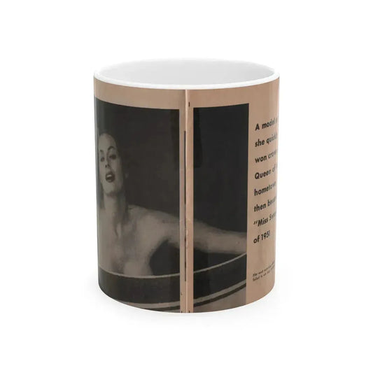 Anita Ekberg #335 - That Girl Anita Pocket Mag. '55 (Vintage Female Icon) White Coffee Mug 11oz - Go Mug Yourself