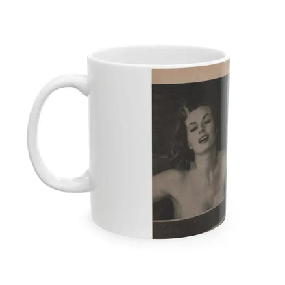 Anita Ekberg #335 - That Girl Anita Pocket Mag. '55 (Vintage Female Icon) White Coffee Mug - Go Mug Yourself