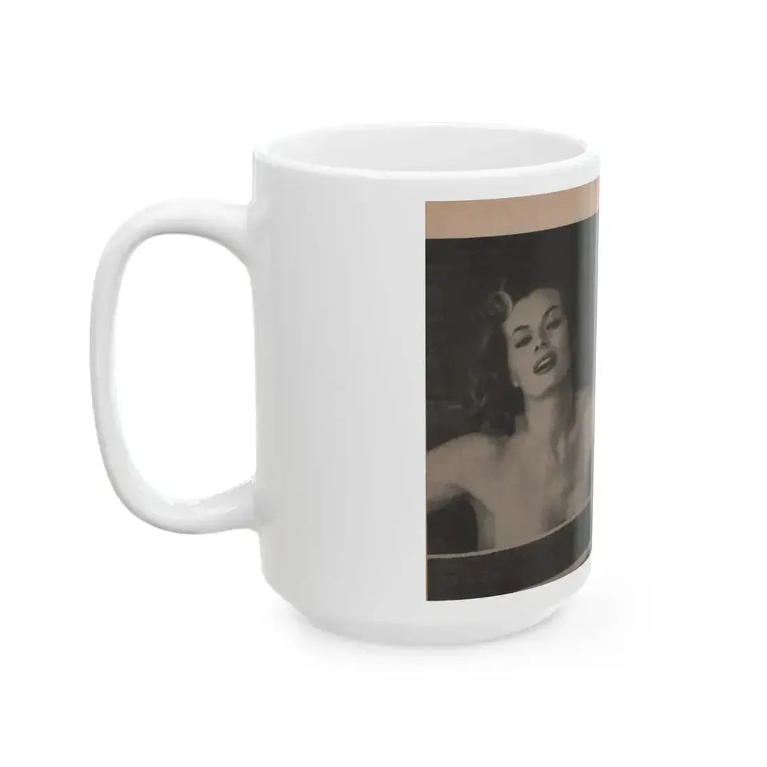Anita Ekberg #335 - That Girl Anita Pocket Mag. '55 (Vintage Female Icon) White Coffee Mug - Go Mug Yourself