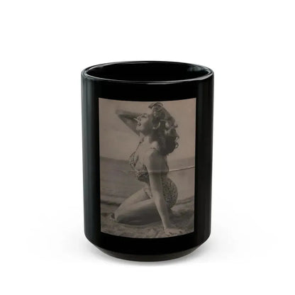 Anita Ekberg #336 - That Girl Anita Pocket Mag. '55 (Vintage Female Icon) Black Coffee Mug 15oz - Go Mug Yourself
