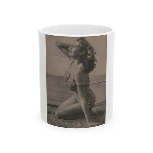 Anita Ekberg #336 - That Girl Anita Pocket Mag. '55 (Vintage Female Icon) White Coffee Mug 11oz - Go Mug Yourself