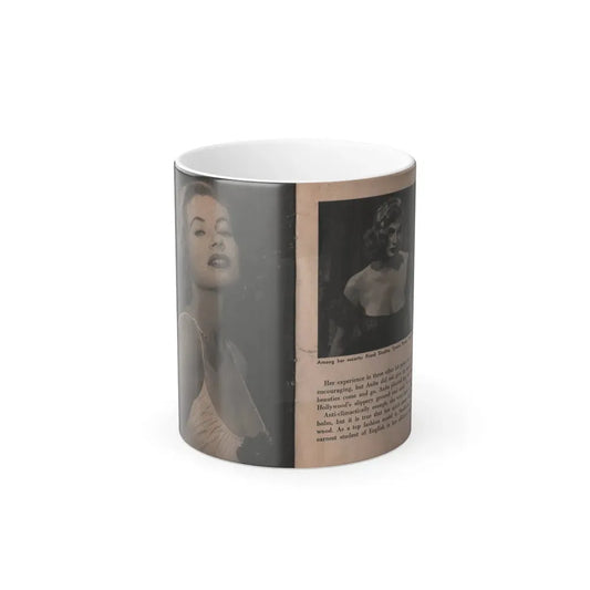 Anita Ekberg #337 - That Girl Anita Pocket Mag. '55 (Vintage Female Icon) Color Changing Coffee Mug 11oz - Go Mug Yourself