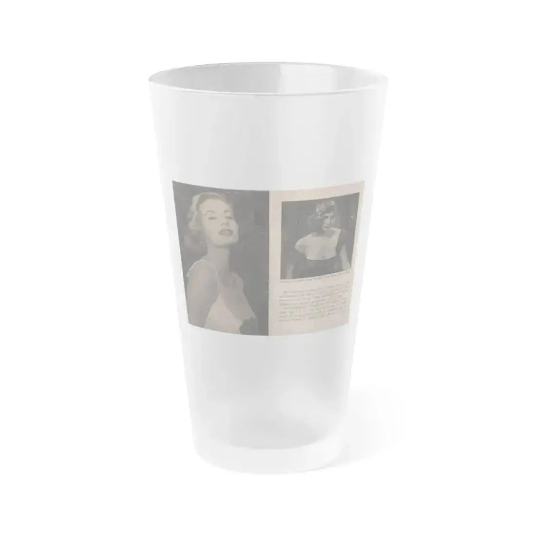 Anita Ekberg #337 - That Girl Anita Pocket Mag. '55 (Vintage Female Icon) Frosted Pint Glass 16oz 16oz Frosted - Go Mug Yourself