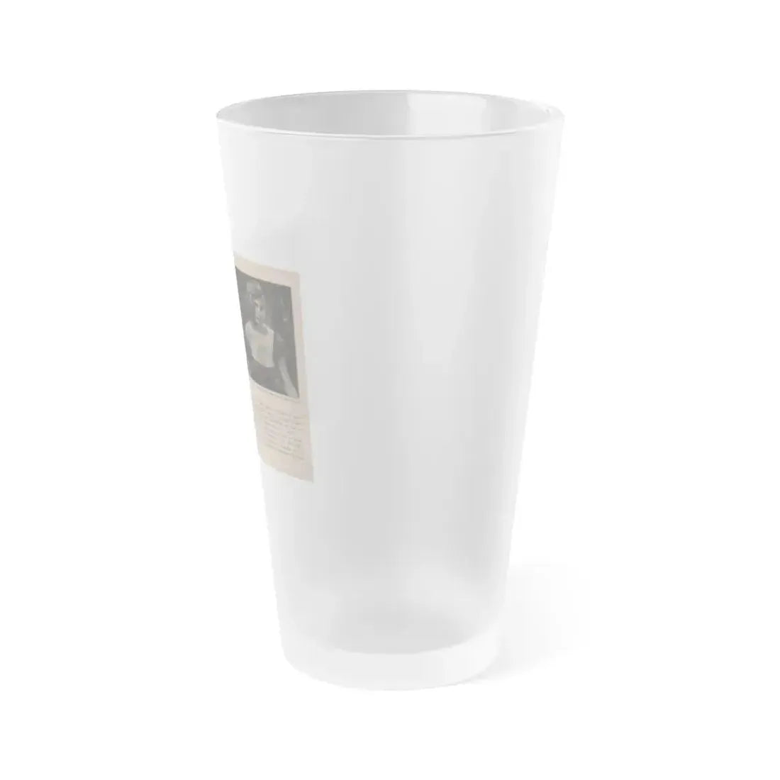 Anita Ekberg #337 - That Girl Anita Pocket Mag. '55 (Vintage Female Icon) Frosted Pint Glass 16oz - Go Mug Yourself