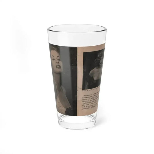 Anita Ekberg #337 - That Girl Anita Pocket Mag. '55 (Vintage Female Icon) Pint Glass 16oz 16oz - Go Mug Yourself