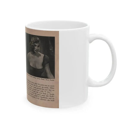 Anita Ekberg #337 - That Girl Anita Pocket Mag. '55 (Vintage Female Icon) White Coffee Mug - Go Mug Yourself