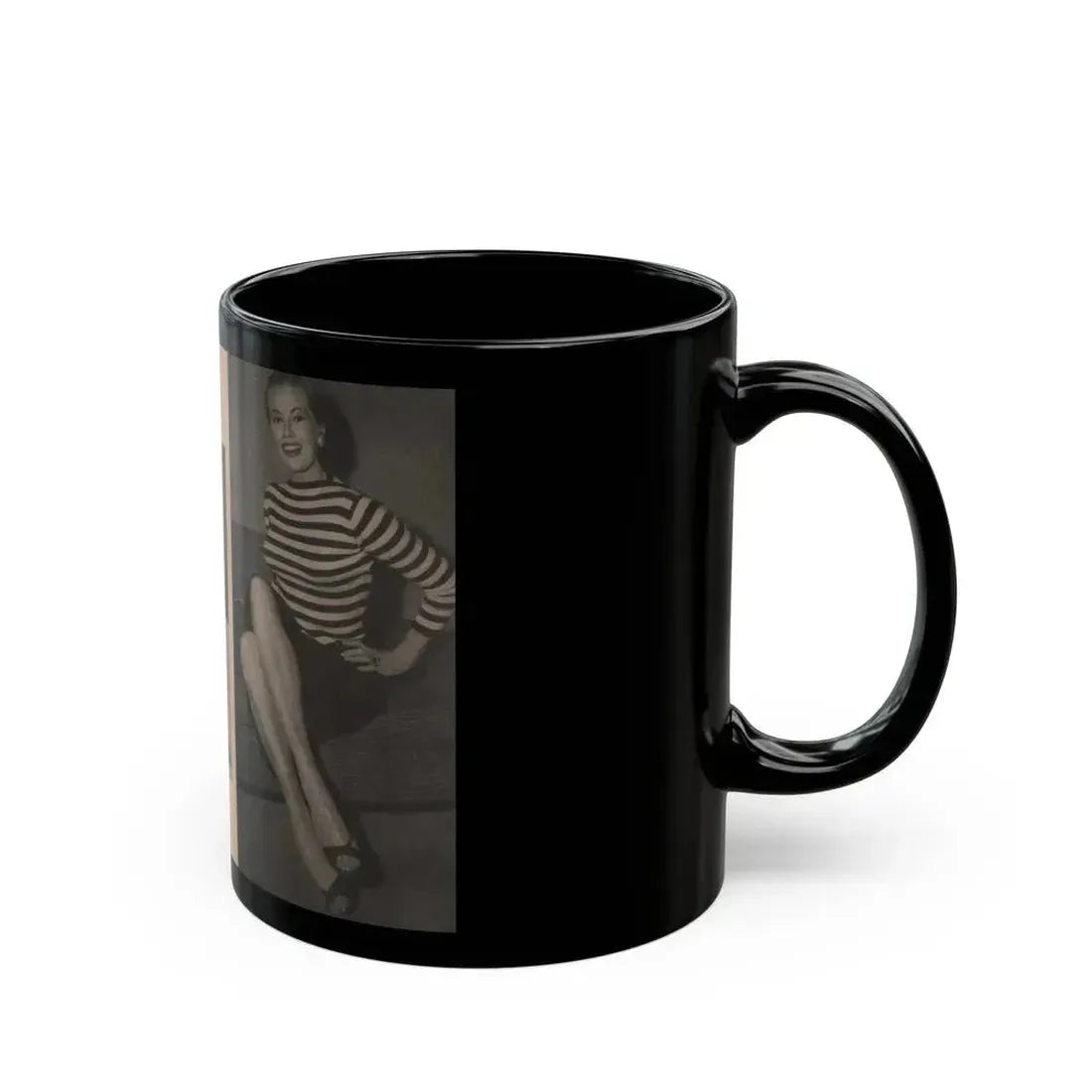 Anita Ekberg #338 - That Girl Anita Pocket Mag. '55 (Vintage Female Icon) Black Coffee Mug - Go Mug Yourself