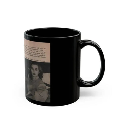 Anita Ekberg #339 - That Girl Anita Pocket Mag. '55 (Vintage Female Icon) Black Coffee Mug - Go Mug Yourself