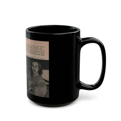 Anita Ekberg #339 - That Girl Anita Pocket Mag. '55 (Vintage Female Icon) Black Coffee Mug - Go Mug Yourself