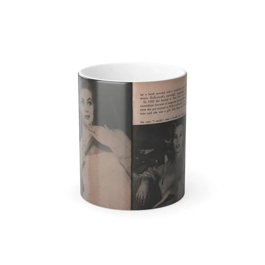 Anita Ekberg #339 - That Girl Anita Pocket Mag. '55 (Vintage Female Icon) Color Changing Coffee Mug 11oz - Go Mug Yourself