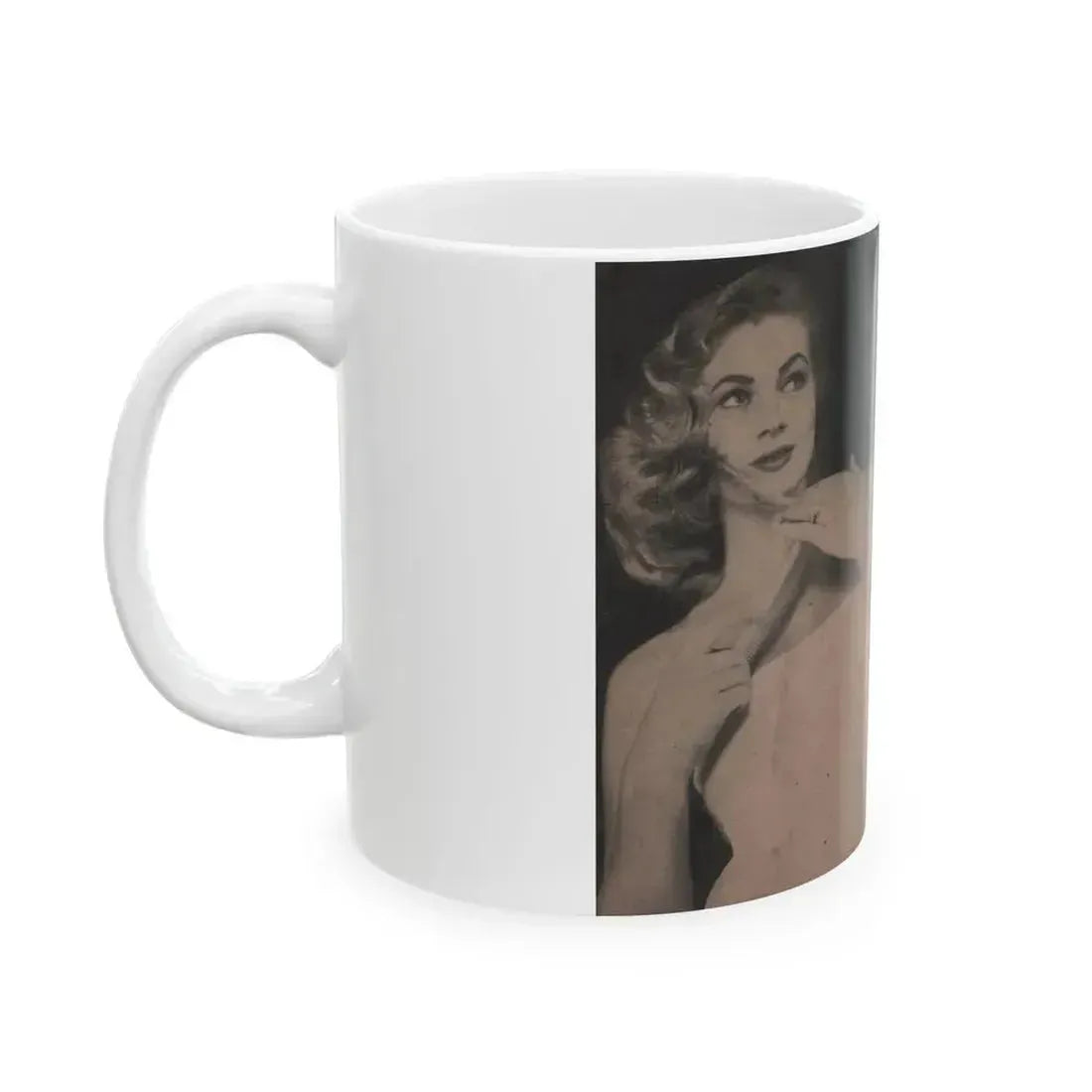 Anita Ekberg #339 - That Girl Anita Pocket Mag. '55 (Vintage Female Icon) White Coffee Mug - Go Mug Yourself