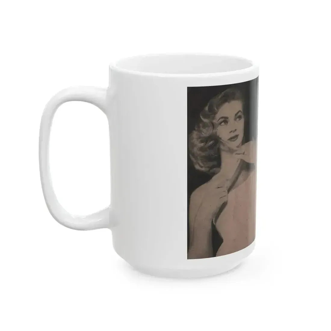Anita Ekberg #339 - That Girl Anita Pocket Mag. '55 (Vintage Female Icon) White Coffee Mug - Go Mug Yourself