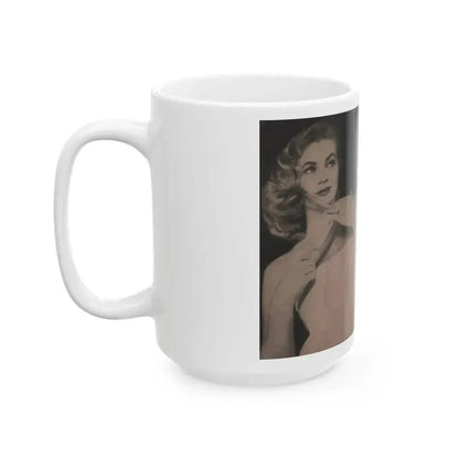 Anita Ekberg #339 - That Girl Anita Pocket Mag. '55 (Vintage Female Icon) White Coffee Mug - Go Mug Yourself