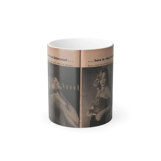 Anita Ekberg #340 - That Girl Anita Pocket Mag. '55 (Vintage Female Icon) Color Changing Coffee Mug 11oz - Go Mug Yourself