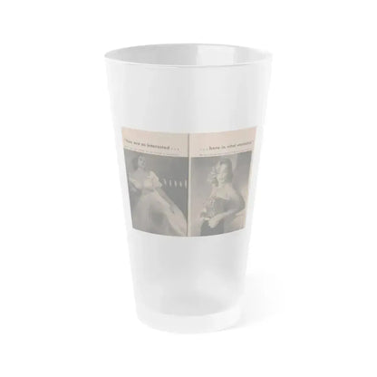 Anita Ekberg #340 - That Girl Anita Pocket Mag. '55 (Vintage Female Icon) Frosted Pint Glass 16oz 16oz Frosted - Go Mug Yourself