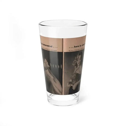 Anita Ekberg #340 - That Girl Anita Pocket Mag. '55 (Vintage Female Icon) Pint Glass 16oz 16oz - Go Mug Yourself