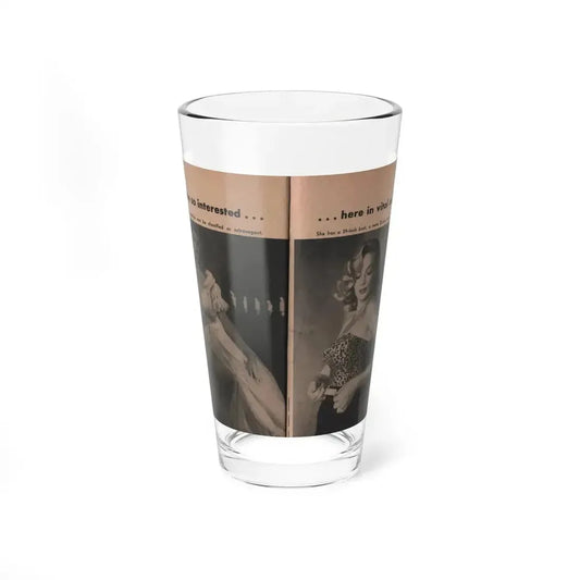 Anita Ekberg #340 - That Girl Anita Pocket Mag. '55 (Vintage Female Icon) Pint Glass 16oz 16oz - Go Mug Yourself