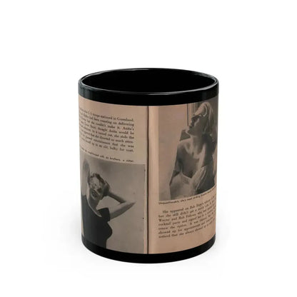 Anita Ekberg #341 - That Girl Anita Pocket Mag. '55 (Vintage Female Icon) Black Coffee Mug 11oz - Go Mug Yourself