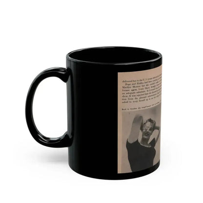 Anita Ekberg #341 - That Girl Anita Pocket Mag. '55 (Vintage Female Icon) Black Coffee Mug - Go Mug Yourself